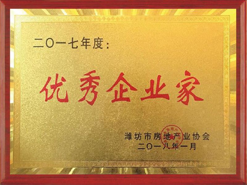 2017年度濰坊市房地產(chǎn)協(xié)會(huì)企業(yè)家